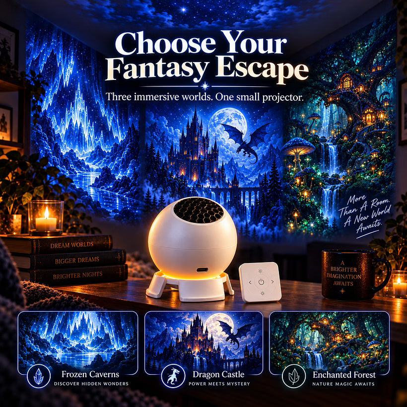 🎄Magical Christmas Projection Night Light – Transform Any Room Into A Holiday Wonderland, Rotating Festive Pattern LED Projector Lamp for Home Decor & Christmas Gift